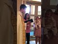 Baby Boy Laughing and Giggling During Baptism | 3months old
