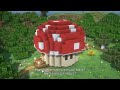Minecraft: How To Build a Super Mario Mushroom Survival House Tutorial(#39) | 마인크래프트 건축, 버섯 집, 야생기지