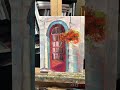 Oil Painting. Arched doorway. Part 2