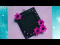 2 Easy&quick photo frame making ideas# simple handmade photo frame with waste card board#easy crafts