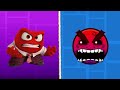 Inside Out 2 And Their Favourite Geometry Dash Faces part 2
