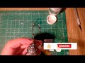 Making Miniature working Mosaic Lamp for dollhouse /diorama/LED