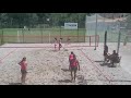 Lilian salvando bola complicada - Torneio de Beach Vôlei Clube Campestre Viçosa