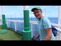 Carnival Mardi Gras Cruise Day 6 - FINAL DAY! High Ropes, Golf, Waterpark & MORE!