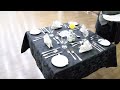 TABLE SET UP  - Food and Beverages Service