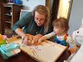 doing nails w aunt beth