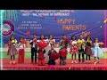 A tribute to the Parents by the Kindergarten Children on Parents' Day celebration