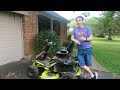 Replacing the Ryobi Electric Riding Lawn Mower's Stupid Batteries with Lithium Ion