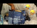 What’s In My Bag? | MARC JACOBS THE TOTE BAG | DENIM VIBEZ | WIMB | SHAÉ MARIE
