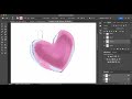followed a step by step tutorial as a beginner digital artist✍️🍬 / 3d balloon heart tutorial