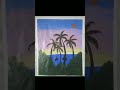 easy acrylic painting #landscape #paintings #art #drawing #viral #trending #art #viral_videos #craft