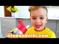 Vlad and Niki pretend play and dress up | Merch from Vlad and Niki
