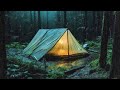 Sleep Instantly in 3 Minutes with Heavy Rain On Tent - 8 Hrs Video w/ Sounds for Relaxation & Sleep