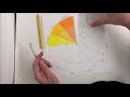 Colored Pencil Color Wheel, Part 1