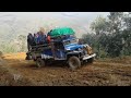 Jeep Transporting Goods On Muddy Route - 4x4 Ruta Del Barro Extremo