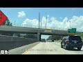 GA 400 South - Cumming to Downtown Atlanta - Georgia - 4K Highway Drive