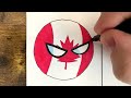 Drawing all the LATINO and UNITED STATES COUNTRYBALLS / How to draw  COUNTRYBALLS