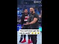 Roman Reigns is pure comedy gold! 😂 #WWE #RomanReigns #SmackDown #Shorts