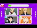 ADIVINA EL ANIME POR SUS 4 PERSONAJES (☠️Difícil - Muy Fácil🤓)