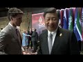 Chinese President Xi confronts Trudeau at the G-20