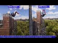 Marvel's Spider-Man 2 | Swing Assist 10 vs Swing Assist 0 | Gameplay Comparison