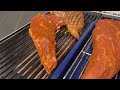 Wolf® - Charbroiler - searing Slow Roasted BBQ Beef Tri-Tip (hear the sear, see the smoke)