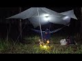 BEST HEAVY RAIN CAMPING#6 • SOLO CAMPING HEAVY RAIN WITH THUNDERSTORM• RELAXING RAIN SOUNDS• ASMR