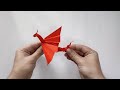 Origami DRAGON from a traditional CRANE tutorial