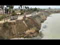 Watch Important Construction Truck Moving Dirt and Stone Canal Construction Process Clearing Dirt