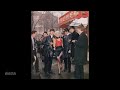 ♫ The Beatles with a street artists on a street in Montmartre, Paris 1964 /photos