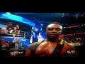 big E punches AJ in the chest