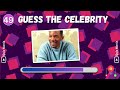 Guess the Celebrity in 3 Seconds | 50 Most Famous People | Quiz (Quiz Mania)
