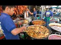 Best Cambodian Street Food - Steamed Chickens, Braised Beef, BeefSoup & More | Amazing Street Food