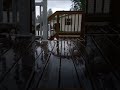 Rain on a porch