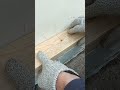 Amazing woodworking skills! Simple and Reliable way to attach a board to stone or concrete #shorts