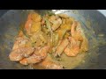 Ginataang Hipon na may Kalabasa at Paku/Shrimp recipe with coconut milk