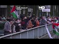 WATCH: Police disperse pro-Palestinian protest outside Belgian Embassy