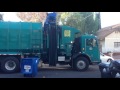 LA Garbage Truck 36682 on Post Christmas Recycling PART 1