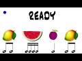 Musical Fruits - Rhythm Syllables Clap-Along