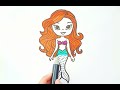How to Draw Mermaid easy step by step#art #drawing #colouring