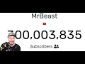 Mrbeast hit 300 million subscribers