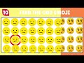 Find The Odd Emoji | Find The Odd One Out | Emoji Quiz😇😊 | Easy, Medium, Hard & Impossible #3
