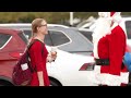 Santa Gives Strangers Expensive Gifts