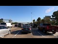 Houston, Texas, USA to Galveston Island, Texas on I-45 S, an UltraHD 4K Real Time Driving Tour.