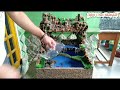 DIY - KOLAM IKAN AIR MANCUR DARI STYROFOAM | How to make fish pond rain fountain with styrofoam