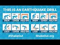 ShakeOut Drill Broadcast in English - No Sound Effects