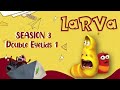 60 MIN  - LARVA Season 3 - Fateful Meeting  - Funny Animated Cartoon - Special Video by LARVA.