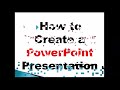 How to Create a Powerpoint Presentation | a Beginner's Guide