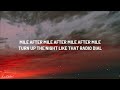 Kane Brown - Miles On It (Lyrics) ft. Marshmello [1HOUR]
