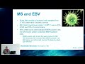 Epstein Barr Virus and MS